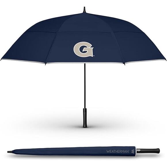Weatherman Georgetown Hoyas Golf Umbrella NWT – Sold Out $104 Retail - Picture 1 of 10